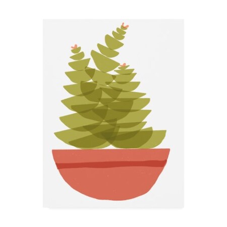 Trademark Fine Art Rob Delamater 'Mod Cactus Vi' Canvas Art, 18x24 WAG14014-C1824GG